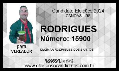 Candidato RODRIGUES 2024 - CANOAS - Eleições