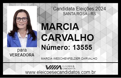 Candidato MARCIA CARVALHO 2024 - SANTA ROSA - Eleições