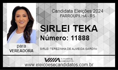 Candidato SIRLEI TEKA 2024 - FARROUPILHA - Eleições