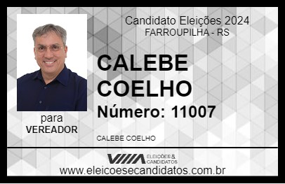 Candidato CALEBE COELHO 2024 - FARROUPILHA - Eleições