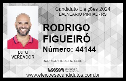 Candidato RODRIGO FIGUEIRÓ 2024 - BALNEÁRIO PINHAL - Eleições