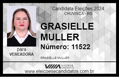 Candidato GRASIELE MULLER 2024 - CHUVISCA - Eleições