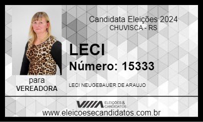 Candidato LECI 2024 - CHUVISCA - Eleições