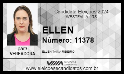 Candidato ELLEN 2024 - WESTFALIA - Eleições