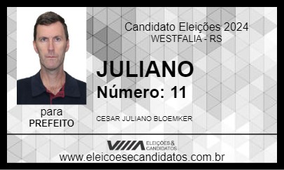 Candidato JULIANO 2024 - WESTFALIA - Eleições