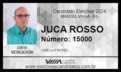 Candidato JUCA ROSSO 2024 - MANOEL VIANA - Eleições