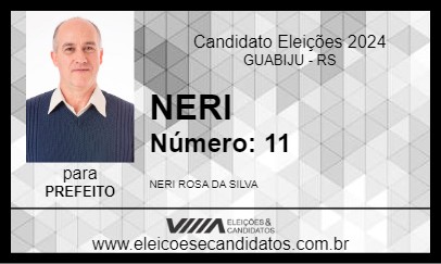 Candidato NERI 2024 - GUABIJU - Eleições