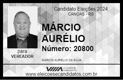 Candidato MÁRCIO AURÉLIO 2024 - CANOAS - Eleições