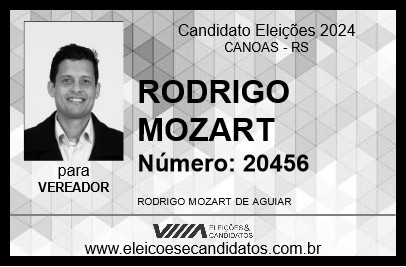 Candidato RODRIGO MOZART 2024 - CANOAS - Eleições