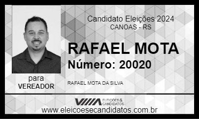 Candidato RAFAEL MOTA 2024 - CANOAS - Eleições