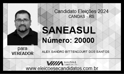 Candidato SANEASUL 2024 - CANOAS - Eleições