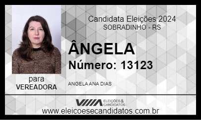 Candidato ÂNGELA 2024 - SOBRADINHO - Eleições