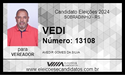 Candidato VEDI 2024 - SOBRADINHO - Eleições