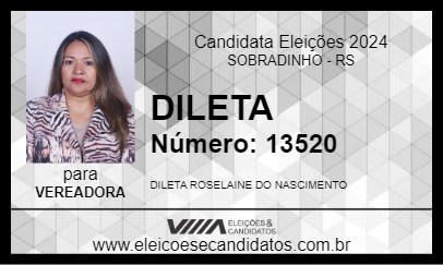 Candidato DILETA 2024 - SOBRADINHO - Eleições