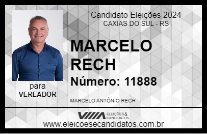 Candidato MARCELO RECH 2024 - CAXIAS DO SUL - Eleições