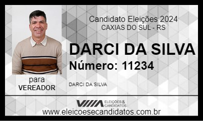 Candidato DARCI DA SILVA 2024 - CAXIAS DO SUL - Eleições