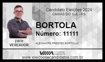 Candidato BORTOLA 2024 - CAXIAS DO SUL - Eleições