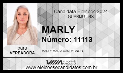 Candidato MARLY 2024 - GUABIJU - Eleições