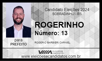 Candidato ROGERINHO 2024 - SOBRADINHO - Eleições