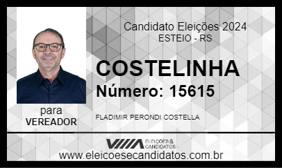 Candidato COSTELINHA 2024 - ESTEIO - Eleições