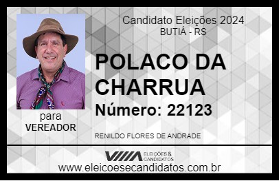 Candidato POLACO DA CHARRUA 2024 - BUTIÁ - Eleições