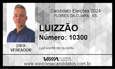 Candidato LUIZZÃO 2024 - FLORES DA CUNHA - Eleições