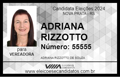 Candidato ADRIANA RIZZOTTO 2024 - NOVA PRATA - Eleições