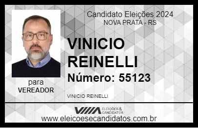 Candidato VINICIO REINELLI 2024 - NOVA PRATA - Eleições