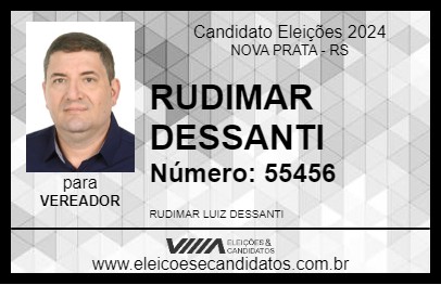 Candidato RUDIMAR DESSANTI 2024 - NOVA PRATA - Eleições