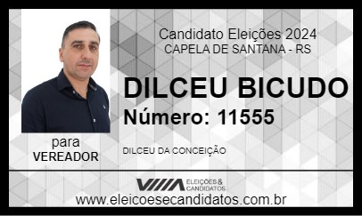 Candidato DILCEU BICUDO 2024 - CAPELA DE SANTANA - Eleições