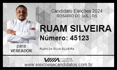 Candidato RUAN SILVEIRA 2024 - ROSÁRIO DO SUL - Eleições