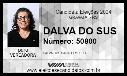 Candidato DALVA DA SAÚDE 2024 - GRAVATAÍ - Eleições