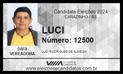 Candidato LUCI 2024 - CARAZINHO - Eleições