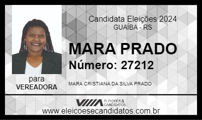 Candidato MARA PRADO 2024 - GUAÍBA - Eleições