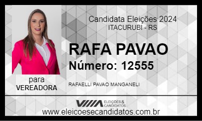 Candidato RAFA PAVAO 2024 - ITACURUBI - Eleições