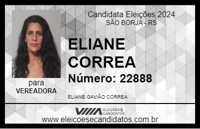 Candidato ELIANE CORREA 2024 - SÃO BORJA - Eleições