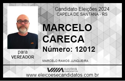 Candidato MARCELO CARECA 2024 - CAPELA DE SANTANA - Eleições