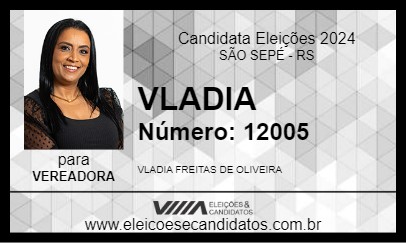 Candidato VLADIA 2024 - SÃO SEPÉ - Eleições