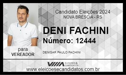 Candidato DENI FACHINI 2024 - NOVA BRÉSCIA - Eleições