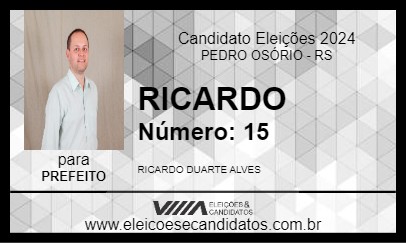 Candidato RICARDO 2024 - PEDRO OSÓRIO - Eleições