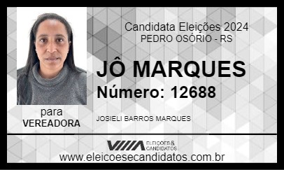 Candidato JÔ MARQUES 2024 - PEDRO OSÓRIO - Eleições