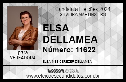 Candidato ELSA DELLAMEA 2024 - SILVEIRA MARTINS - Eleições