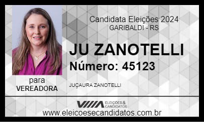 Candidato JU ZANOTELLI 2024 - GARIBALDI - Eleições