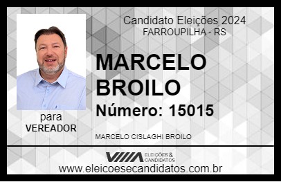 Candidato MARCELO BROILO 2024 - FARROUPILHA - Eleições