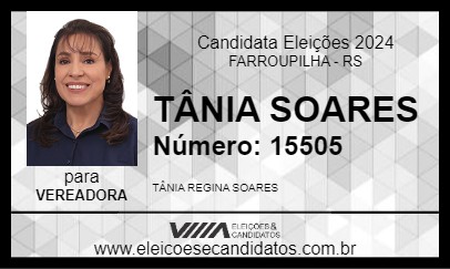 Candidato TÂNIA SOARES 2024 - FARROUPILHA - Eleições