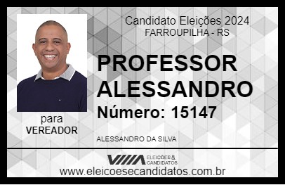 Candidato PROFESSOR ALESSANDRO 2024 - FARROUPILHA - Eleições