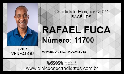 Candidato RAFAEL FUCA 2024 - BAGÉ - Eleições