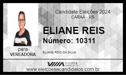 Candidato ELIANE REIS 2024 - CARAÁ - Eleições