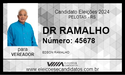 Candidato DR RAMALHO 2024 - PELOTAS - Eleições