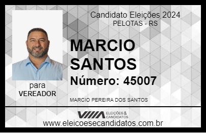 Candidato MARCIO SANTOS 2024 - PELOTAS - Eleições